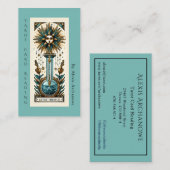 Waarzeggerij Tarotkaart Lezers Visitekaartje (Voorkant / Achterkant)