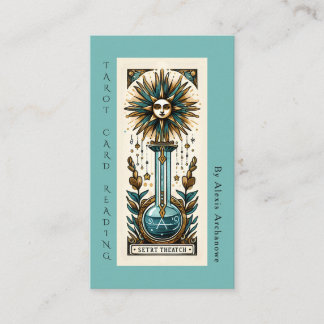 Waarzeggerij Tarotkaart Lezers Visitekaartje