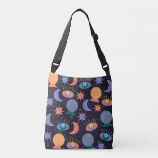 waarzeggerspatroon crossbody tas