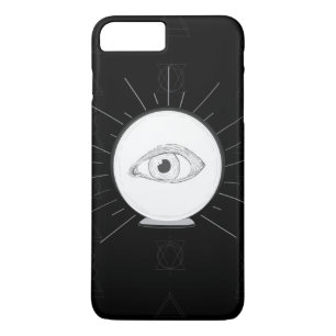 Waarzegster Oog Ziener Esoterische Kristallen Bol iPhone 8 Plus / 7 Plus Hoesje