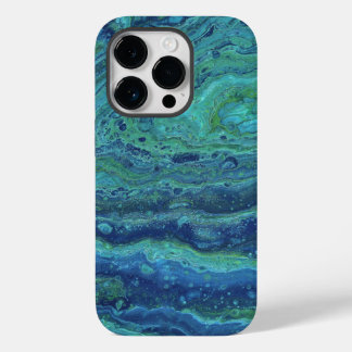 Wabash 3 Cool Blauw Groene Abstracte Hoesje voor T