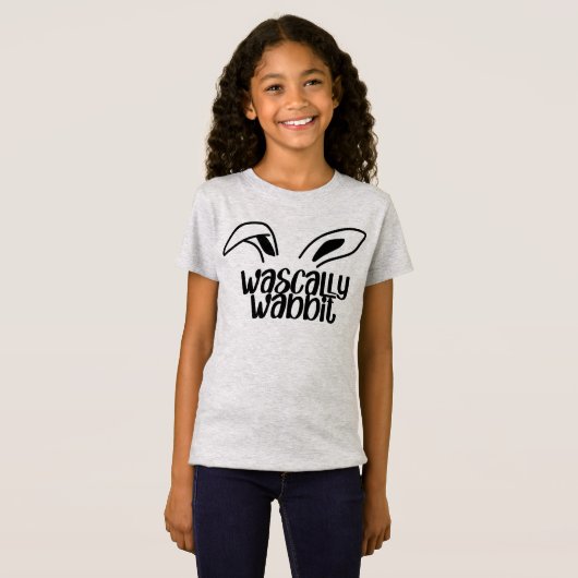 Wabbit amusant T-shirt Rabbit de Pâques (Devant entier)