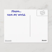 Wabbles Briefkaart (Achterkant)