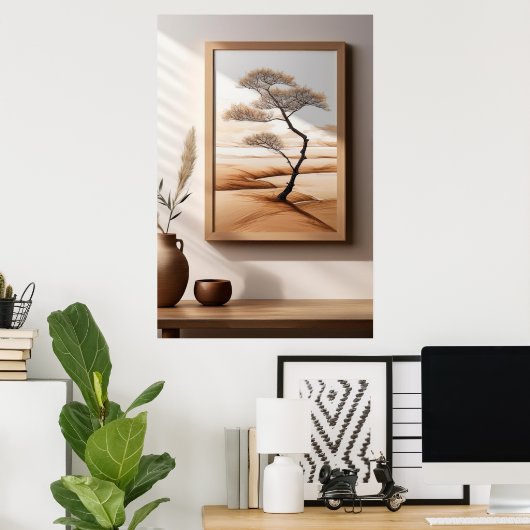 Wabi-Sabi Art Poster (Thuiskantoor)