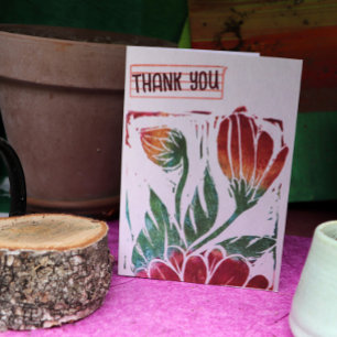 Wabi Sabi Flower Stamp Floral Spring Natuur Kaart