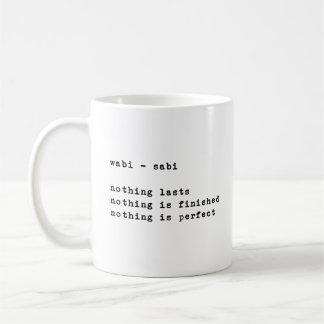 Wabi Sabi | Minimalistische Inspirerend offertes Koffiemok
