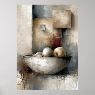 Wabi-Sabi Oogst Aanbieding Moderne Japanse Abstrac Poster