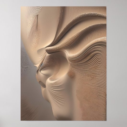 Wabi Sabi Wall Art voor een rustig huis Poster (Voorkant)