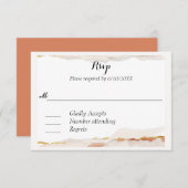 Wabi Sabi Waterverf Kanji RSVP (Voorkant / Achterkant)