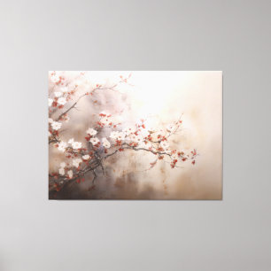 Wabisabi Esthetic Sakura Canvas Afdruk