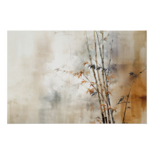 Wabisabi esthetisch bamboe perfect poster