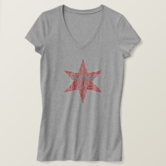 WAC Chicago Star V- Hals T-shirt