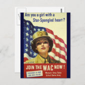 WAC werven Poster Briefkaart (Voorkant / Achterkant)