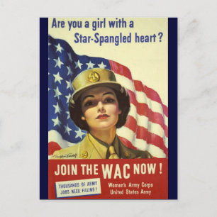 WAC werven Poster Briefkaart