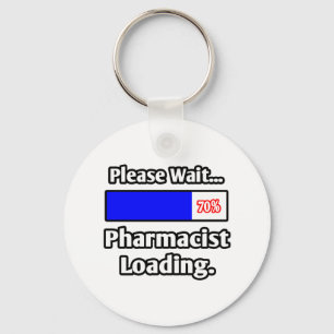 Wacht alsjeblieft...apothekerslading sleutelhanger