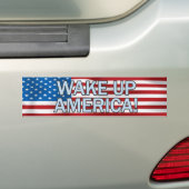 WACHT AMERIKA-Bumpersticker OP Bumpersticker (Op auto)