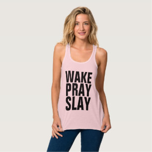 WACHT DAT PRAY Christelijk werk maakt van tanktopp Tanktop