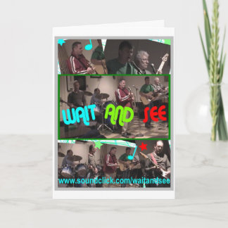 WACHT EN ZIE WENSKAART KAART