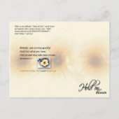 Wacht even briefkaart (Achterkant)