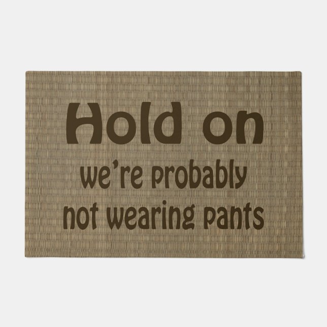 Wacht even deurmat (Voorkant)