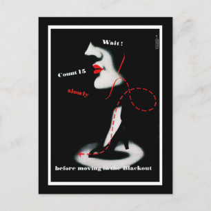 Wacht even voordat je in de Blackout gaat. Aankondigingskaart