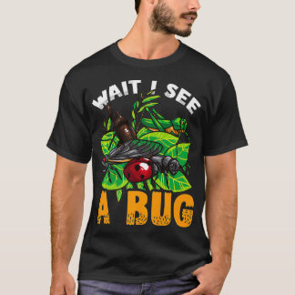 Wacht ik zie een Bug Grappig Entomoloog Premium T-shirt