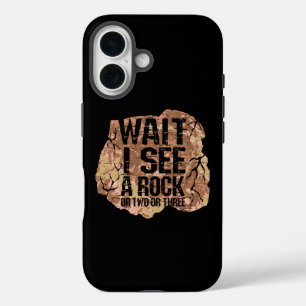 Wacht, ik zie een rots. iPhone 16 hoesje