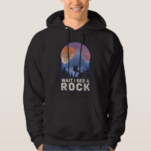 WACHT IK ZIE EEN STEEN - Geologie geoloog Hoodie