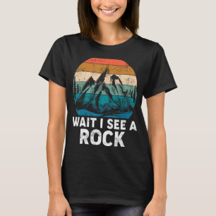 Wacht, ik zie een steenmijnverzamelaar Geode Hunte T-shirt