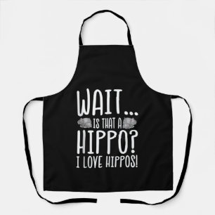 Wacht is dat een hippo? Ik hou van Hippos! Schort