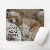"WACHT ME OP DINNER TIME" MUISMAT (Met muis)