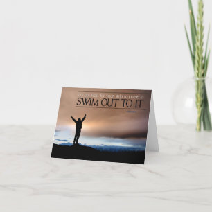 "Wacht niet op uw Inspirerend" Offerte Bedankkaart