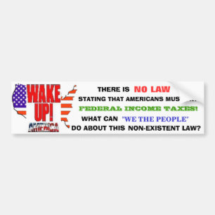 WACHT OP, AMERIKA! BUMPERSTICKER