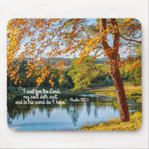 Wacht op de Heer, hoop in zijn woord Muismat