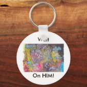 Wacht op hem sleutelhanger (Voorkant)