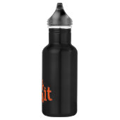 Wacht op het citaat van de Tekst Waterfles (Rechts)