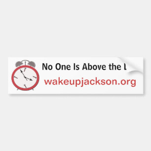 WACHT OP JACKSON BUMPERSTICKER