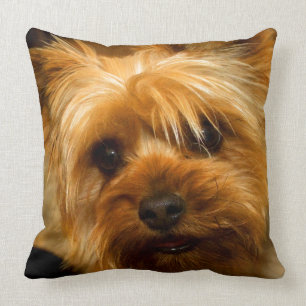 Wacht op mama love Yorkie Terrier dog Kussen
