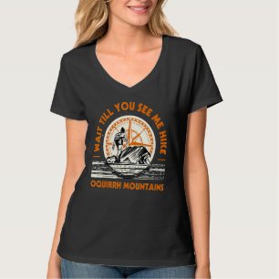 Wacht tot je me ziet wandelen Oquirrh Mountains wa T-shirt