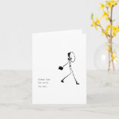 Wacht waard kaart (Gele Bloem)