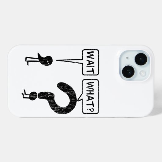 Wacht, wat? Engels leren Case-Mate iPhone Case (Achterkant (horizontaal))