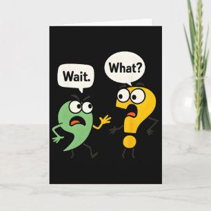 Wacht Wat - Grappige Engelse Leraar Grammatica Pol Kaart
