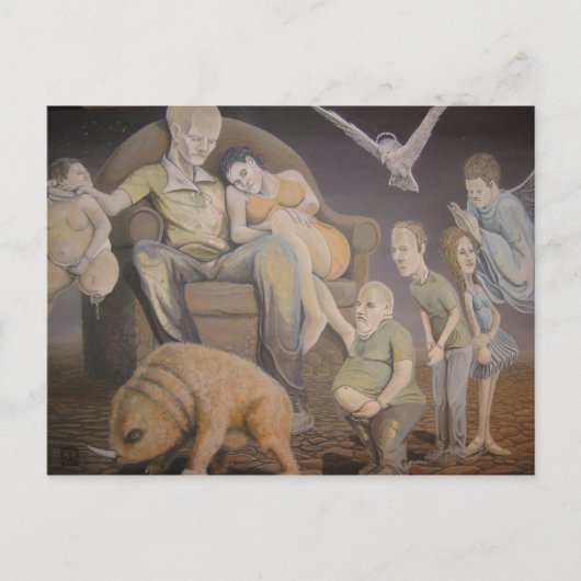 Wachten Briefkaart (Voorkant)