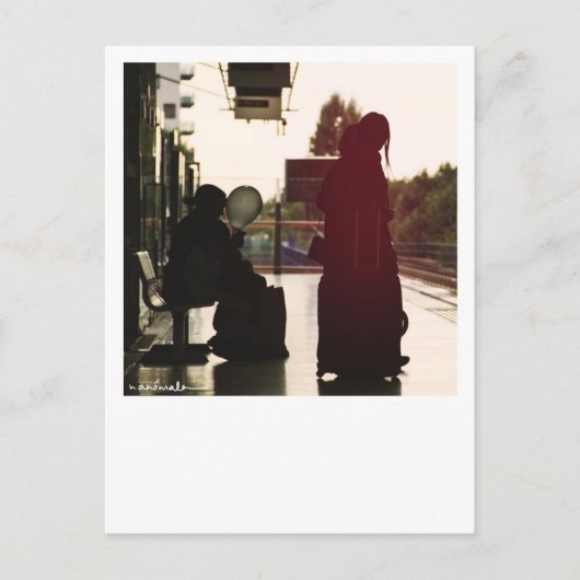 Wachten Briefkaart (Voorkant)