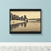 Wachten Canvas Afdruk (Insitu (Houten vloer))