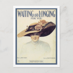 Wachten en langer voor u Songbook Hoesje Briefkaart