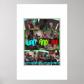 WACHTEN EN POSTER ZIEN