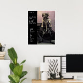 Wachten in een Steampunk Dystopie Poster (Thuiskantoor)