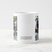 "Wachten in Parijs" Extra Grote Beker (Voorkant)