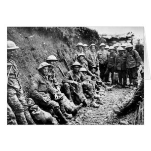 Wachten in Trenches WWI